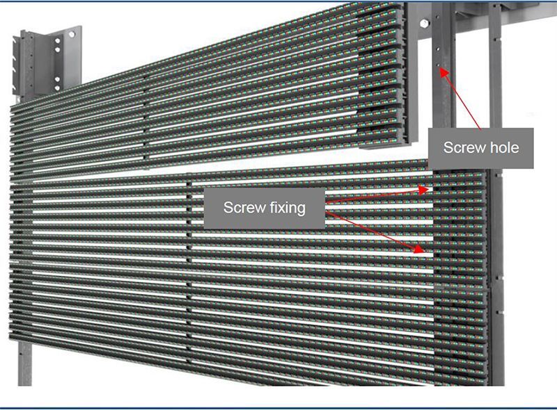 MESH Display transparent LED Display screen MESH Display transparent LED Display screen