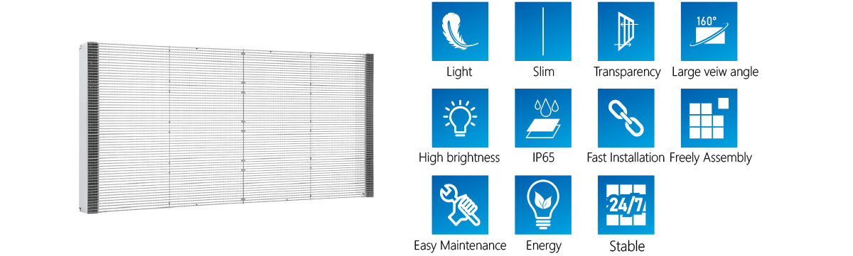 Indoor High Transparency Screen